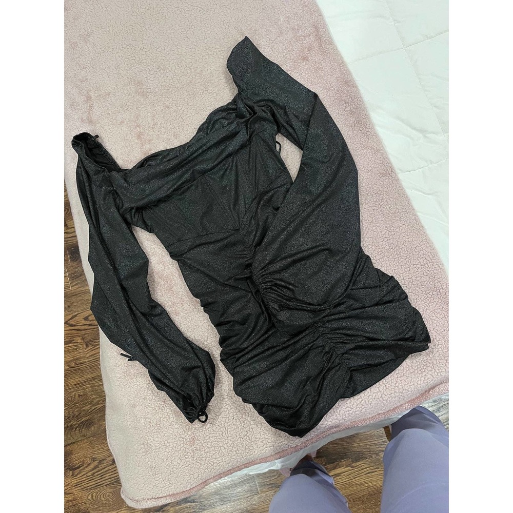 NWT - Long Sleeve Corset Dress in Black